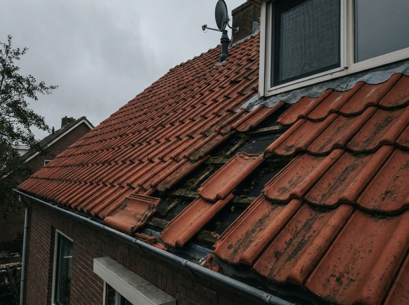 Stormschade in de regio Den Bosch — Spoed Dak Service